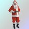 Rental Quality Santa Suit with Zippered Red Coat, Plush Trim, and Holiday Accessories